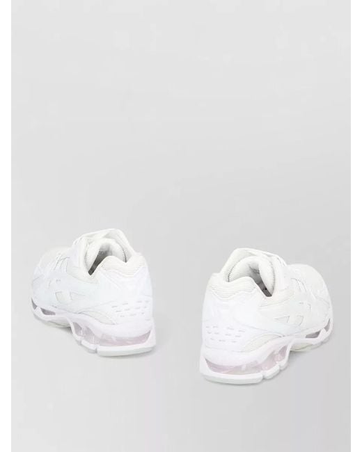 Comme des Garçons White Leather Low-Top Sneakers for men