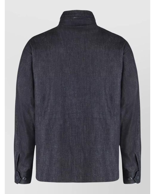 Moncler Blue Chesery Denim Jacket for men