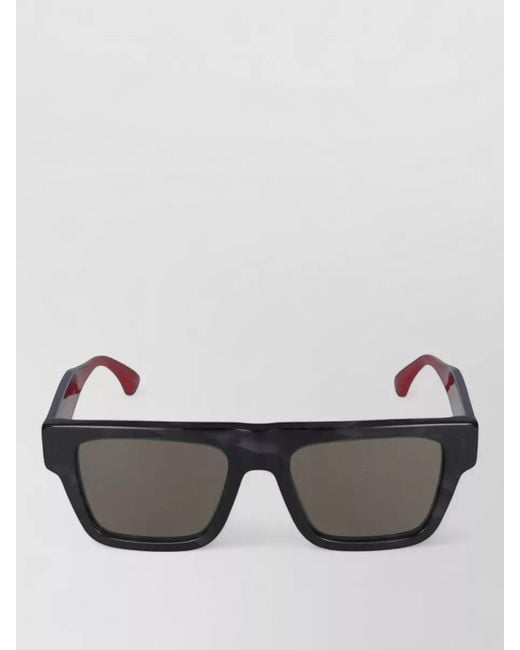 Gucci Gray Sunglasses Gg1868S 004 Square Frame Stripes for men