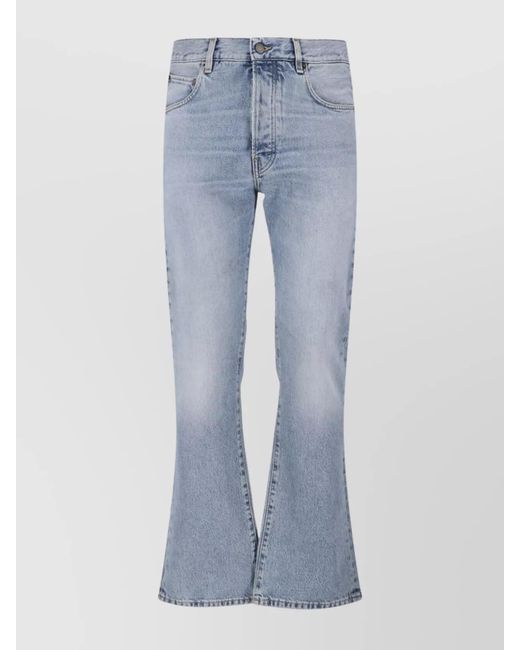 Haikure Blue Denim Straight-Leg Jeans for men