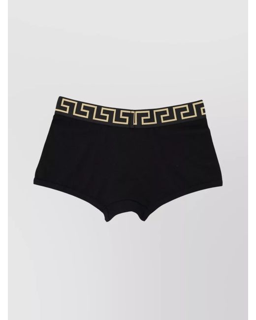Versace Black Stretch Cotton Boxer Shorts 2-Pack for men