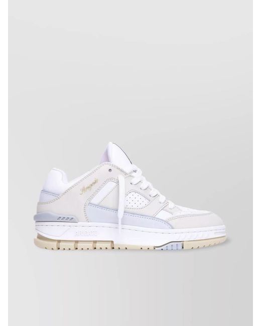 Axel Arigato White Leather Low-Top Sneakers