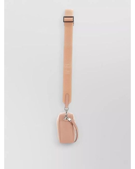 N°21 White Logo Crossbody Bag Rectangular Taped Strap