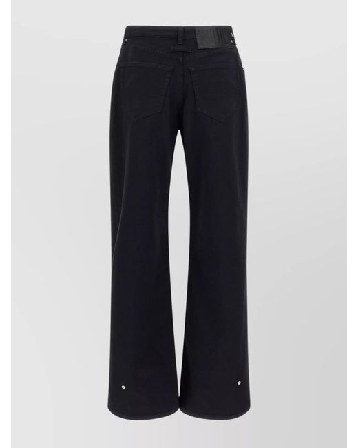 Jean Paul Gaultier Blue Denim Wide-Leg Trousers