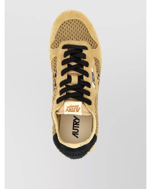 Autry Natural Leather Low-Top Sneakers
