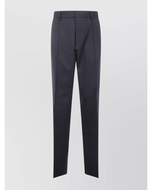 DSquared² Blue Wool Tailored Trousers for men