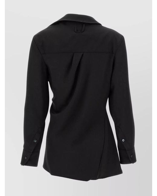 Jacquemus Black Virgin Wool Shirt