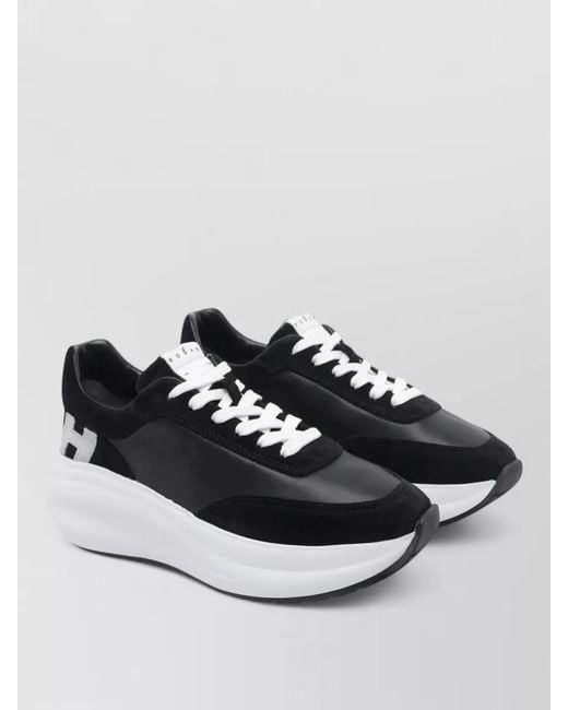 Hogan White Maxi Active Sneakers Sculptural Sole Design