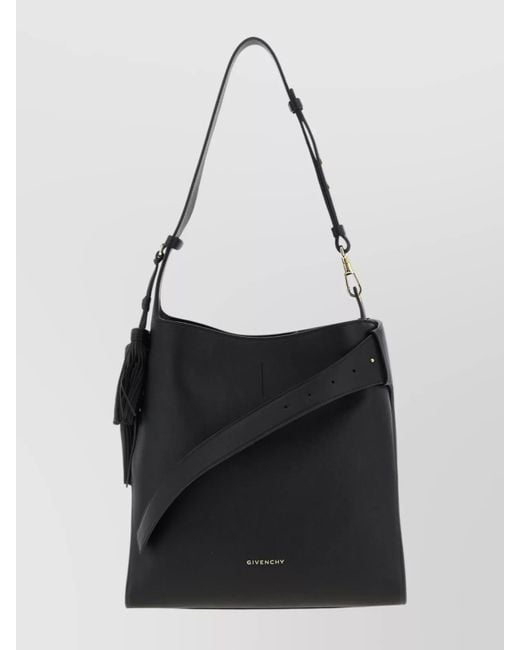 Givenchy Black Belted Hobo Bag Adjustable Strap