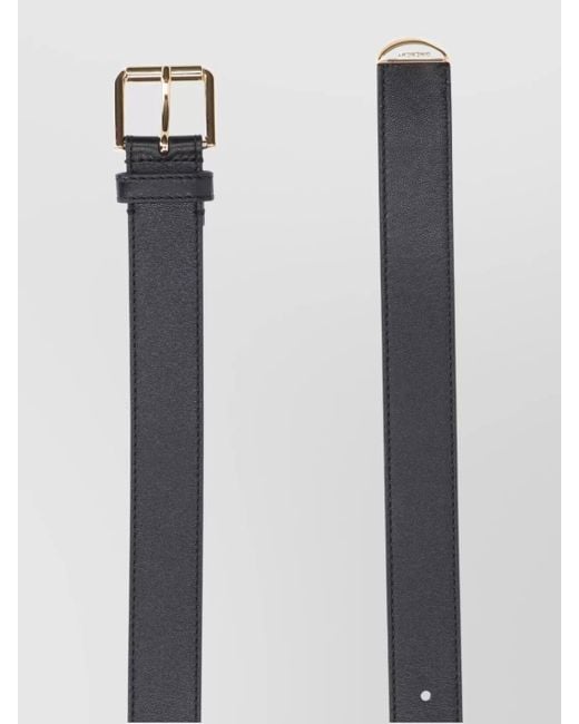 Givenchy White Leather Long Belt