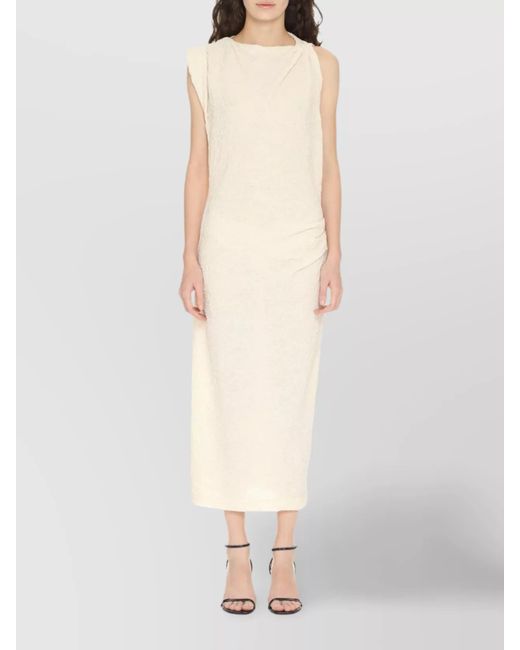 Isabel Marant White Gathered Dress
