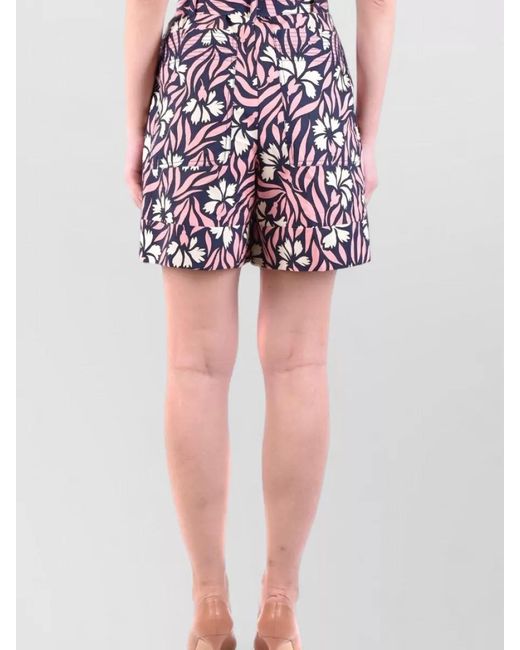 P.A.R.O.S.H. Multicolor Cotton Tailored Shorts