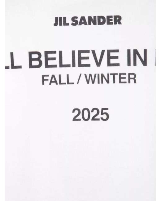 Jil Sander White Short-Sleeve T-Shirt for men