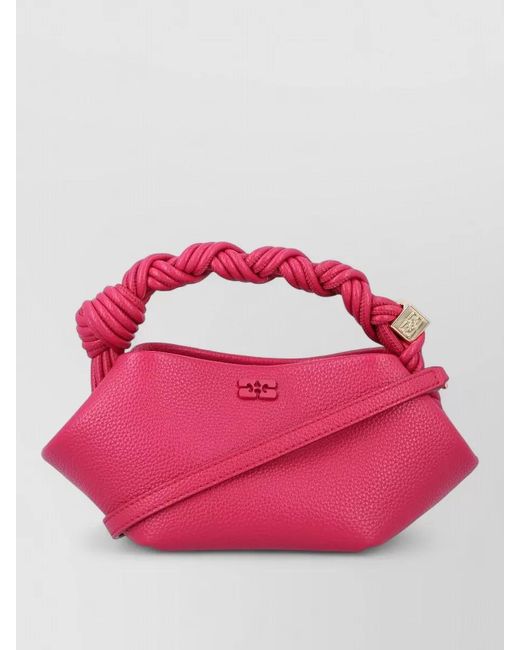 Ganni Pink Bou Mini Shoulder Bag
