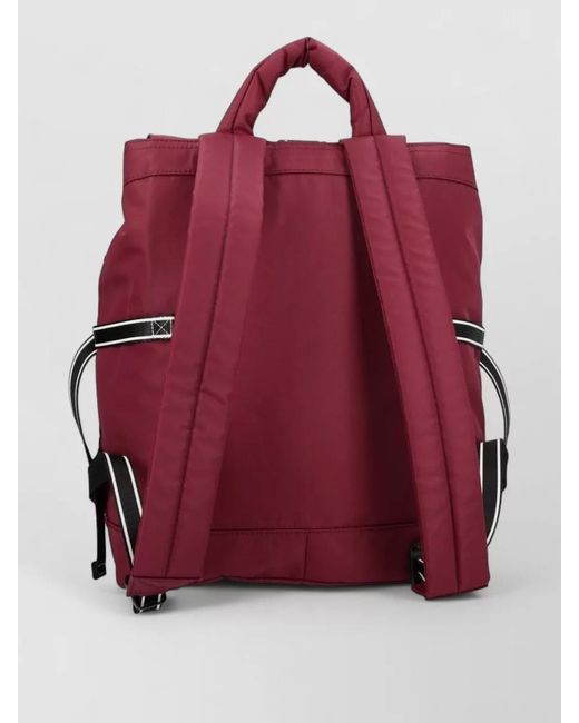 Ganni Red Na Na Backpack