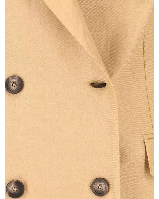 Tagliatore Natural Double Breasted Suit Notched Lapels Tailoring