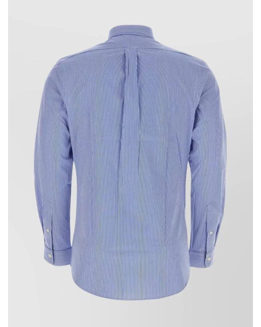 Polo Ralph Lauren Blue Slim-Fit Stretch Cotton Long-Sleeve Shirt for men