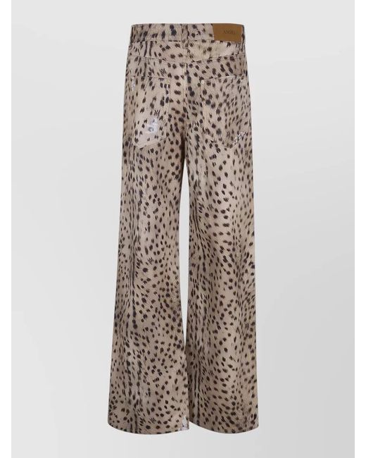 Amiri Multicolor Wide-Leg Jeans
