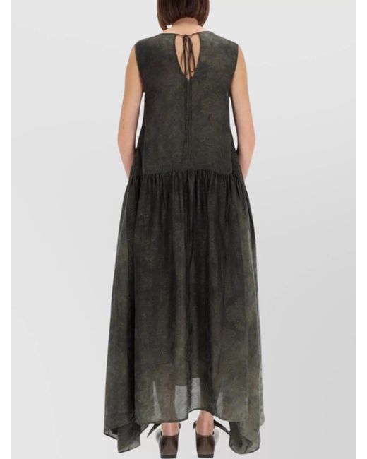 Uma Wang Black Avery Midi Dress