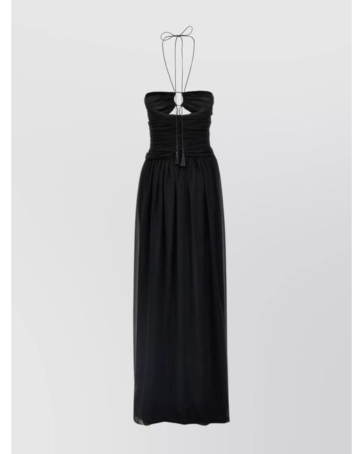 Tom Ford Black Silk Maxi Dress