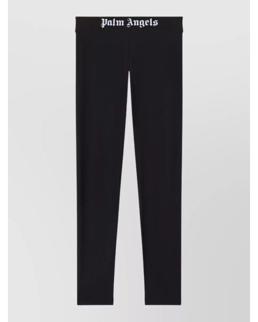 Palm Angels Blue Ankle Length Stretch Leggings Loungewear Underwear