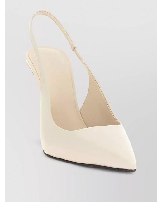 Brunello Cucinelli Natural Monile Slingback Pumps Pointed Toe Stiletto