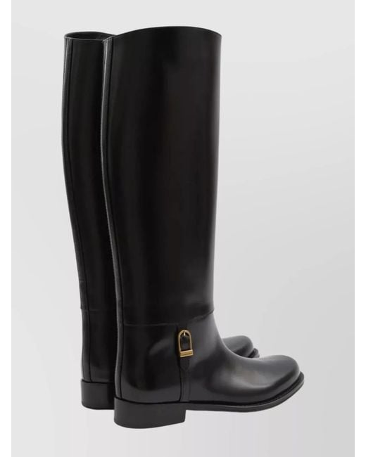 Saint Laurent Black Julia Boots