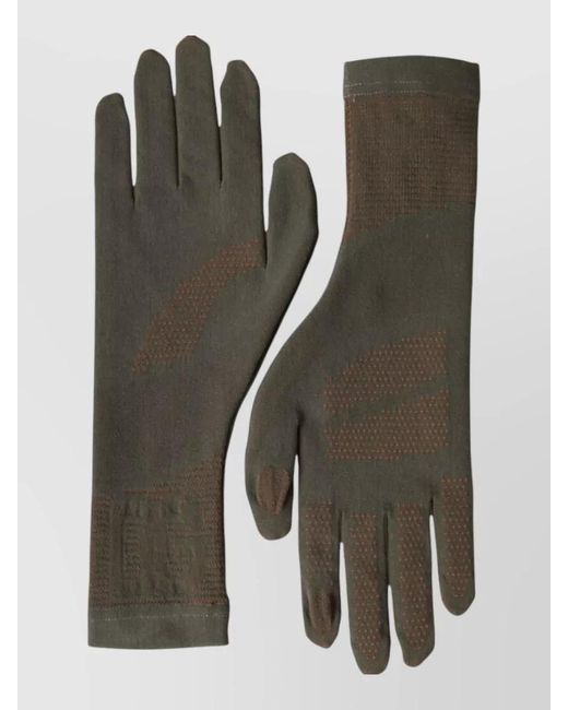 Dolce & Gabbana Green Cotton Wrist Length Gloves
