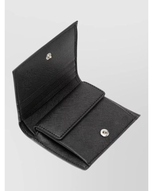 Vivienne Westwood Black Orb Logo Bifold Wallet