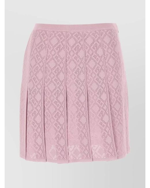 Givenchy Pink Pleated Skirt