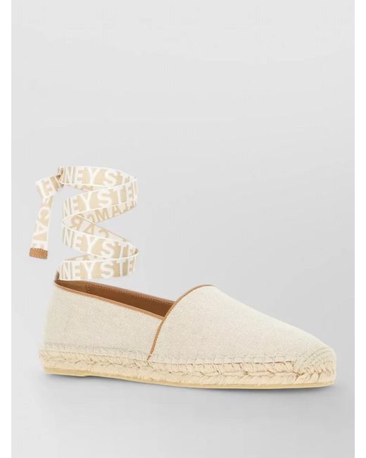 Stella McCartney Natural Canvas Espadrilles