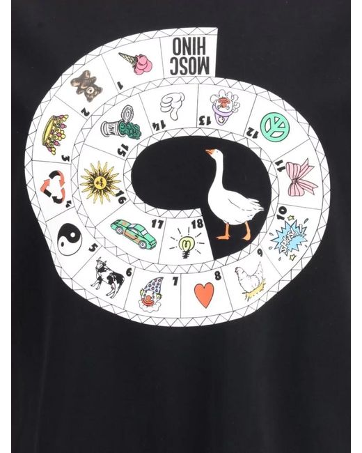 Moschino Black Short-Sleeve T-Shirt for men