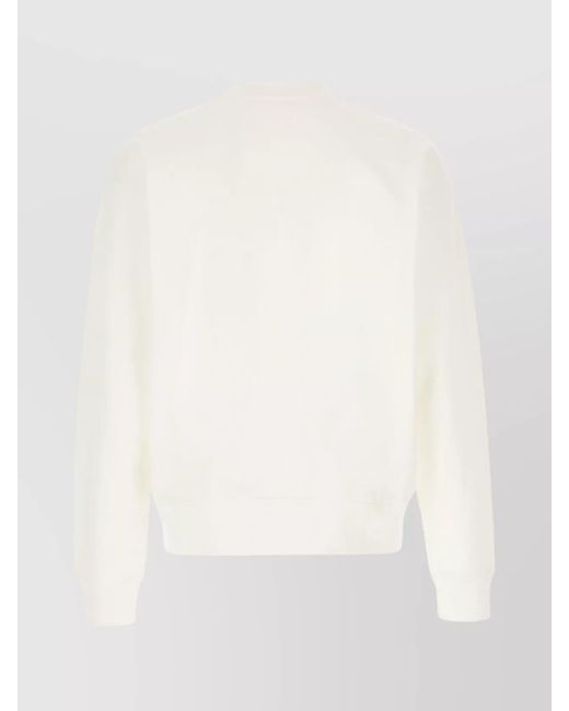 Marni White Cotton Sweatshirt for men