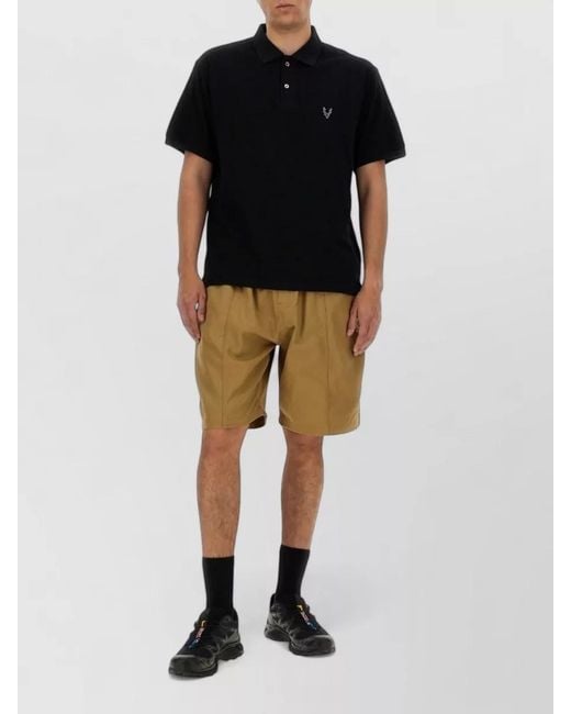 South2 West8 Multicolor Cotton Shirt Polo Collar Short Sleeves for men