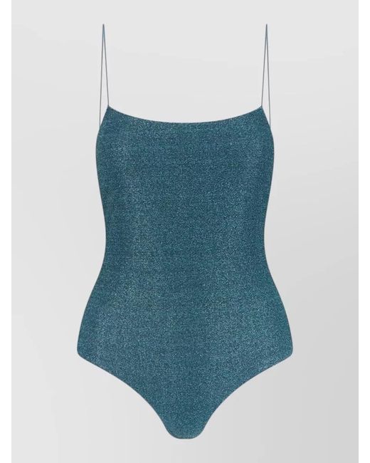 Oseree Blue One-Piece Swimsuit