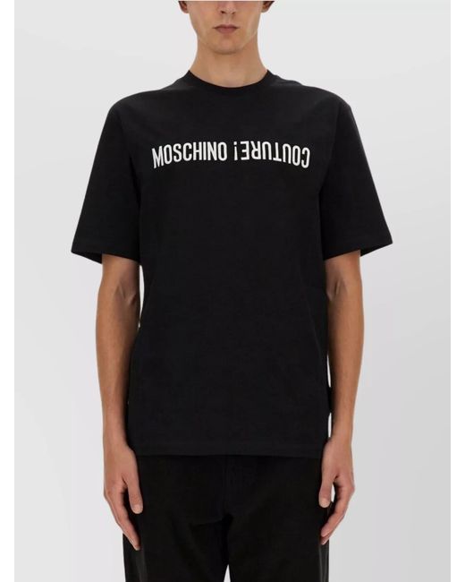 Moschino Black Logo T-Shirt for men