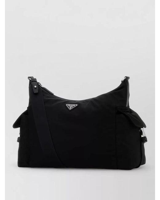 Prada Black Renylon Explore Shoulder Shopping Bag Adjustable for men