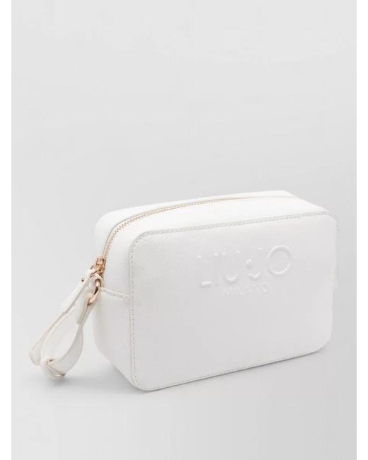 Liu Jo White Shoulder Bag Adjustable Strap Back Pocket