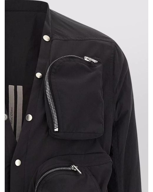 Rick Owens Black 'Cargo' Jacket for men