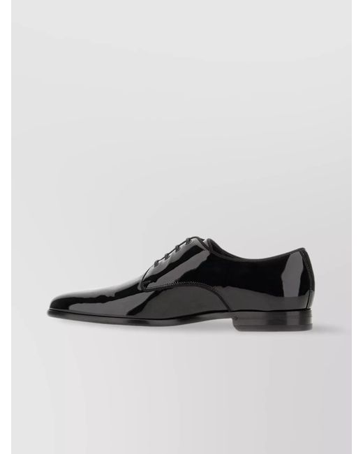 Dolce & Gabbana Multicolor Patent Leather Derby Shoes