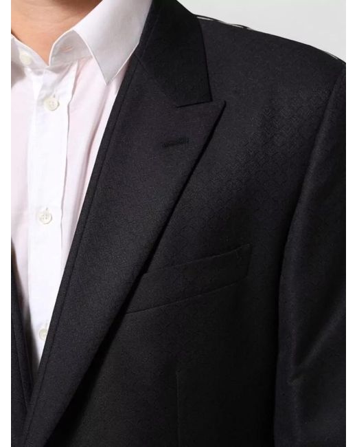 Dolce & Gabbana Blue Virgin Wool Suit Jacket for men
