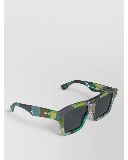 Gucci Green Sunglasses Gg1623S 001 Square Frame for men