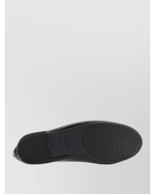 Repetto Black Ballerina Shoes Lili Bow Detail Glossy