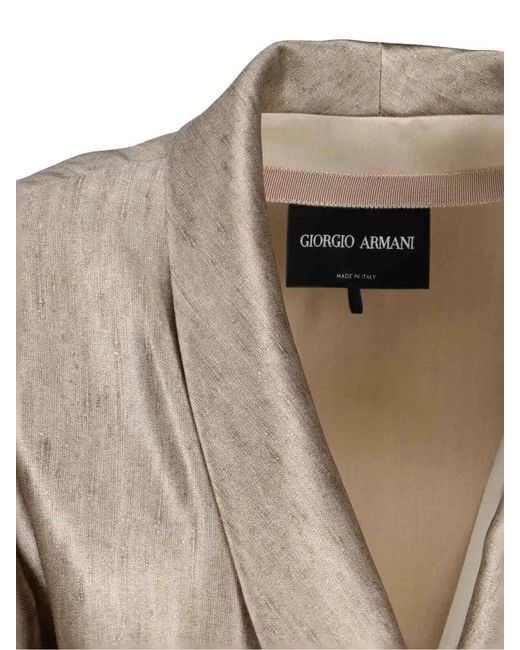 Giorgio Armani Natural Blazer Doppiopetto
