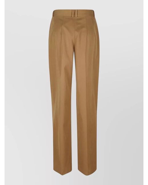 The Row Natural Igor Pleated Trousers Belt Loops Detail
