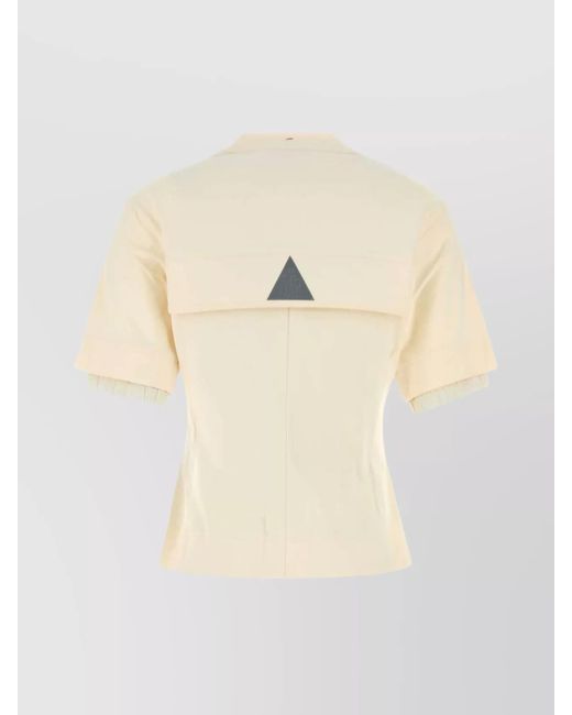 Moncler Natural Stretch Cotton T-Shirt