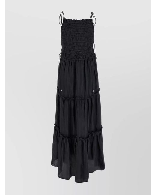 Ganni Blue A-Line Skirt