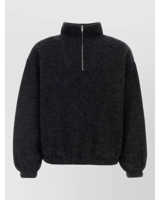 Jil Sander Black Wool Blend Lightweight Jacket for men