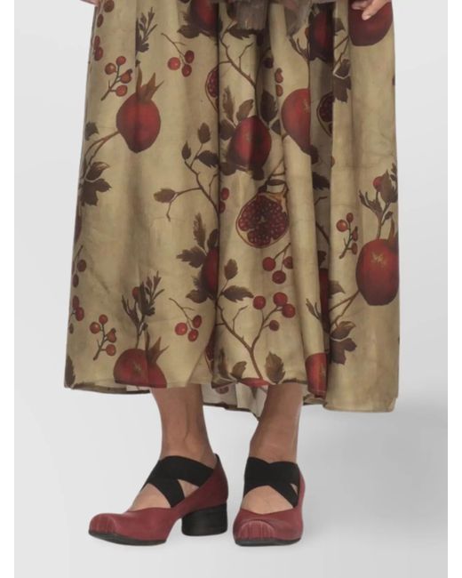 Uma Wang Brown Contrasting Pattern Wool Blend Blazer