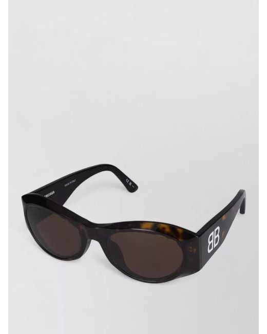 Balenciaga Black Sunglasses Bb0396Sk 002 Cat Eye Frame
